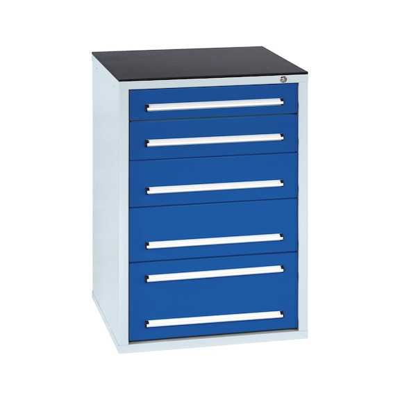 Drawer cabinet PRO 700 - DRWRCAB-ST5-700-RAL5010