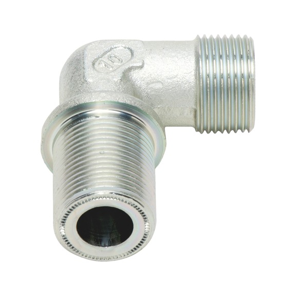 Connettore a vite angolare con filettatura maschio
