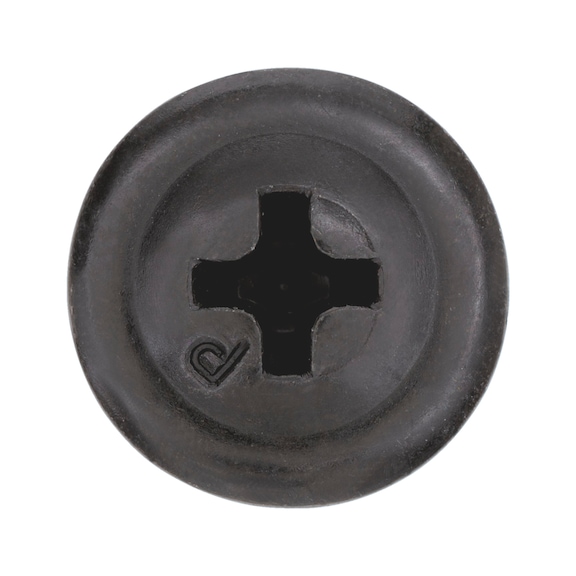 Drilling screw, pan head with collar and H cross recess pias<SUP>®</SUP> - SCR-DBIT-PANHD-FLG-H2-(ZFBM)-4,2X19