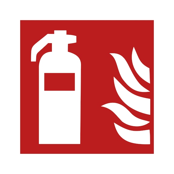 Yangın söndürme tüpü (simge) - FPSIGN-FIREEXTINGUISHER-SIGN-200X200MM