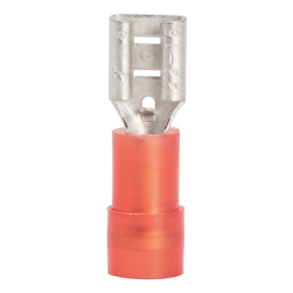 Crimp cable lug, push connector polyamide insulated - CRMPCBLLUG-PSHCO-4,8X0,8MM-1,5SMM