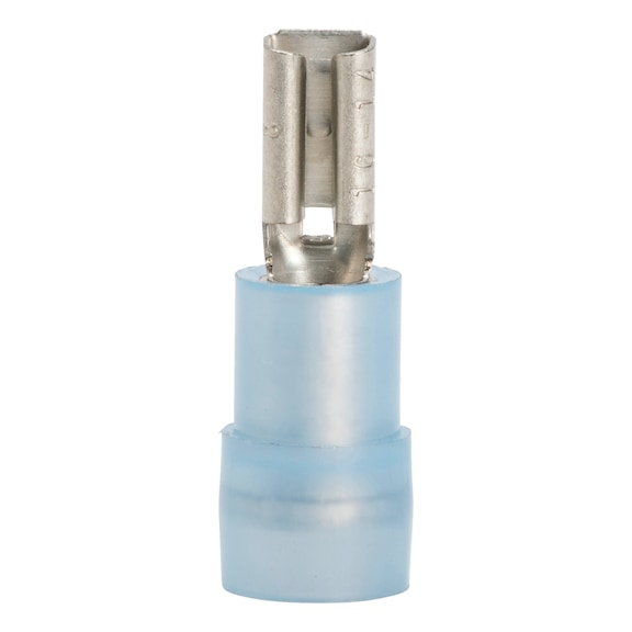 Crimp cable lug, push connector polyamide insulated - CRMPCBLLUG-PSHCO-2,8X0,8MM-2,5SMM
