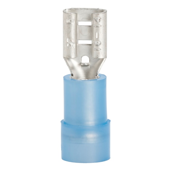 Crimp cable lug, push connector polyamide insulated - CRMPCBLLUG-PSHCO-4,8X0,5MM-2,5SMM