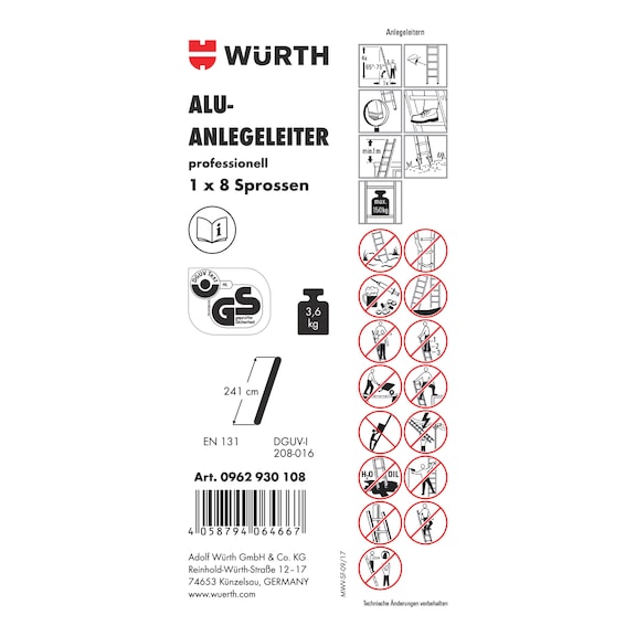 Artikel-Aufkleber - ETIK-(F.LEI-0962930108)-PVC