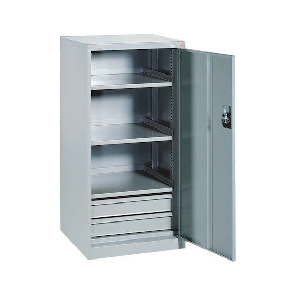 Hinged door cabinet PRO - WNG-DRCAB-FT01-RAL7042