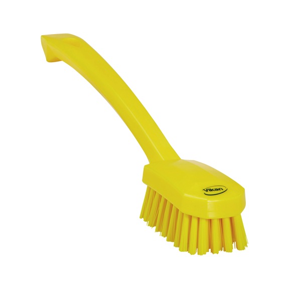 Brosse universelle, poils moyens - BROSSE VAISSELLE MEDIUM JAUNE 260 MM