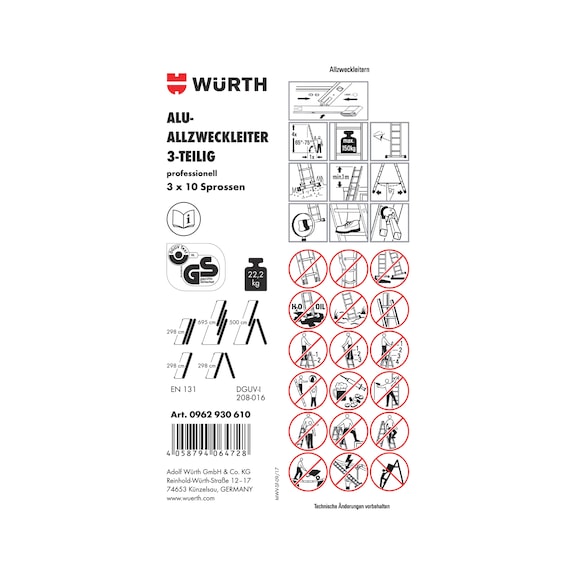 Article sticker - LBL-(F.LDR-0962930610)-PVC