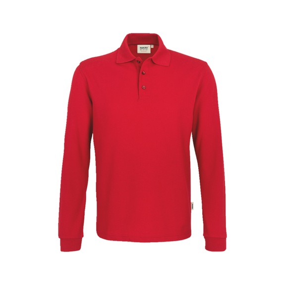 Polo &agrave; manches longues, Hakro 815 - LONGSLEEVE-POLO SHIRT-HAKRO-815-02-6XL