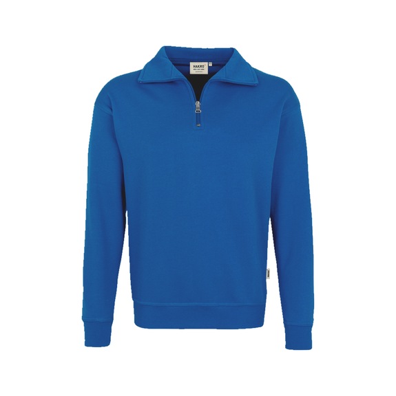 Sweat-shirt zippé, Hakro 451 - WRKJUMPR-(HALF-ZIP)-HAKRO-451-10-5XL