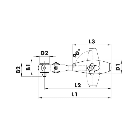 Buy 1/4 inch ball head ratchet online