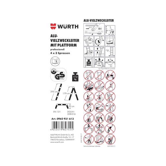 Artikel-Aufkleber - ETIK-(F.VZWLEI-0962931613)-PVC