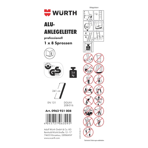 Artikel-Aufkleber - ETIK-(F.ANLEGLEI-0962931008)-PVC