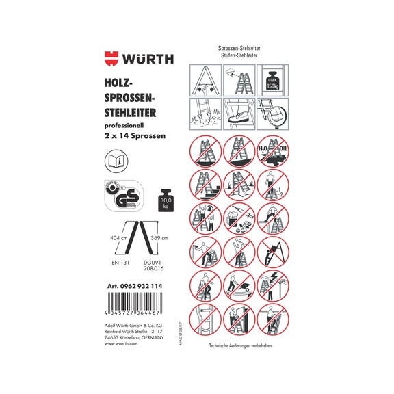Artikel-Aufkleber - ETIK-(F.STEHLEI-0962932114)-PVC