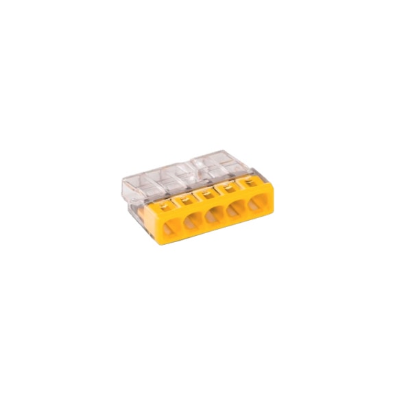Screwless series plug terminal WAGO COMPACT - PLGINCON-YELLOW-5PIN-11X(0,5-2,5SMM)