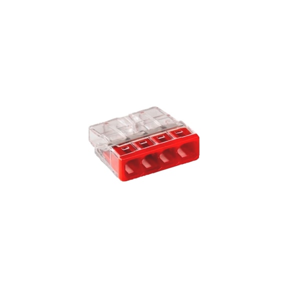 Screwless series plug terminal WAGO COMPACT - PLGINCON-RED-4PIN-11X(0,5-2,5SMM)