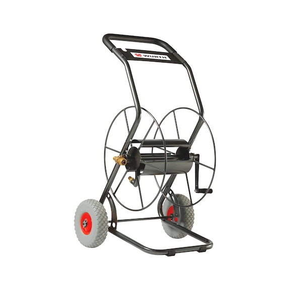 Dévidoir professionnel pour tuyau d'eau - longueur 85m