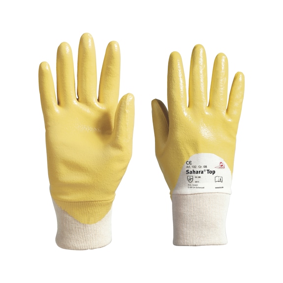 Protective gloves, knitted and coated KCL Sahara Top 102