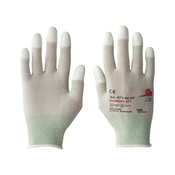 Protective glove, knitted and coated KCL Covaspec 471