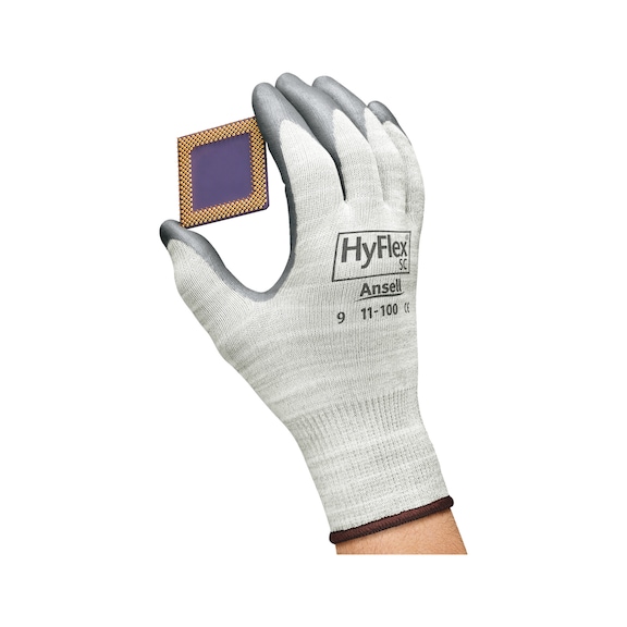 Nitrile protective glove Ansell HyFlex<SUP>®</SUP> 11-100 - PROTGLOV-ANSELL-HYFLEX-11-100-SZ7