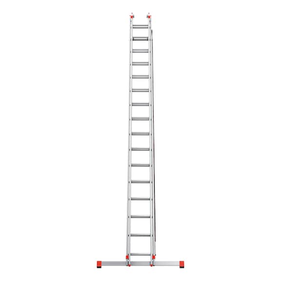 Aluminium rope ladder 2&nbsp;pieces with rollers - ROPPULLDR-2PCS-ALU-TRAV-2X16RUNGS