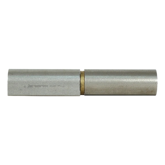 Weld-on hinge with brass ring - WELDHNGE-WSHR-DROPPROFIL-A4-14X80MM