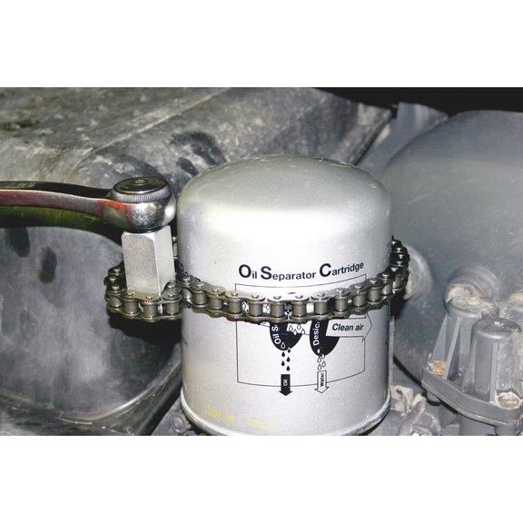 Geko Chiave A Catena Per Filtro Olio Universale – Diametro 135 Mm, Adatta Per Auto E Tubi