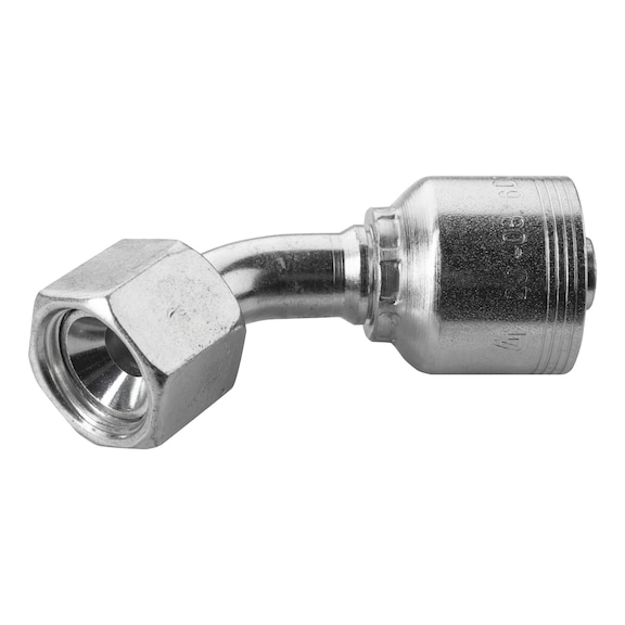 One-Piece connector JIC 45°