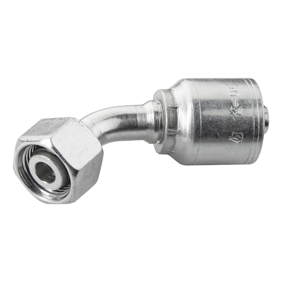 DKOL-koppeling 45 graden elleboog, binnendraad