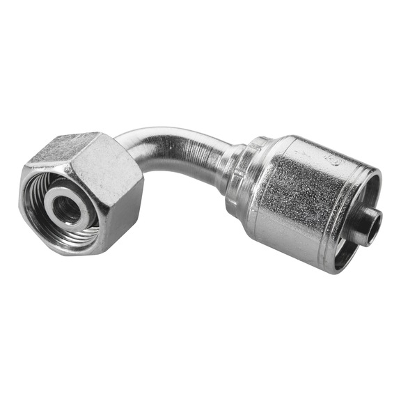 DKOS-koppeling 90 graden elleboog, binnendraad