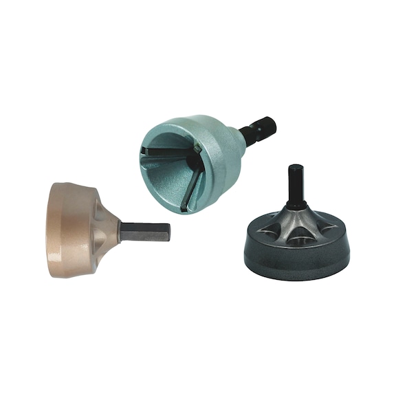 Deburring tool set, 3 pcs - DEBURTL-VEH-SET-3PCS