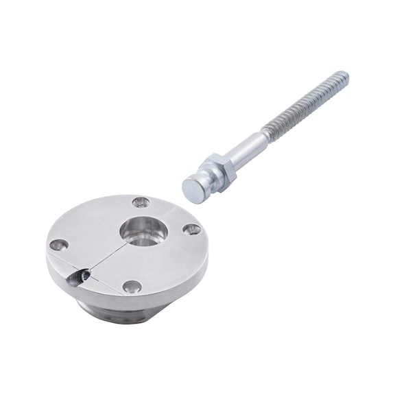 Universal connector, furniture construction - UNICON-FRNCNST-80MM-ANCHORSCREW-WOOD-KIT