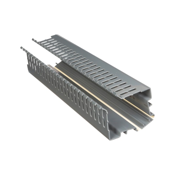 Corner wiring duct - CORNER-WRD-RAL7030-H65XW35MM-1,8MTR