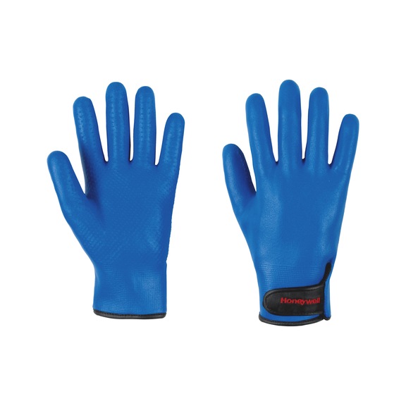Protective glove, nitrile - PROTGLOV-HONEYWELL-DEEPBLUE-2299500-SZ10