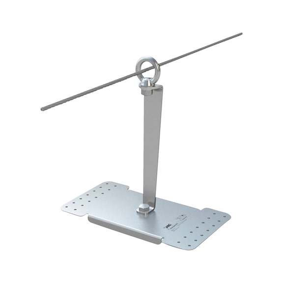 Anchor point ABS Lock X, raised rivet - LOCK-X-RIVET-(LX-SW-N-ZW)-PROFILED-SHEET