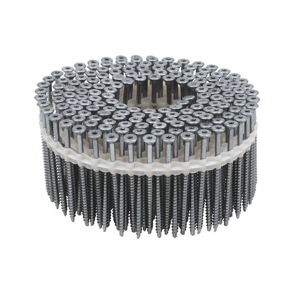 ASSY<SUP>®</SUP>plus screws countersunk milling pocket head blue zinc-plated - SCR-CS-DBIT-MG/HOHE-AW20-(A3K)-5X80/53