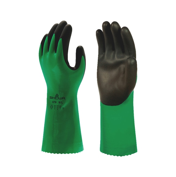 Schutzhandschuh Chemie Showa 379