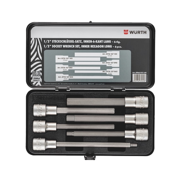 Douille Adaptatrice Extra-longue SW-Stahl 1/2" 17mm - 150mm - Pour Clé à Chocs