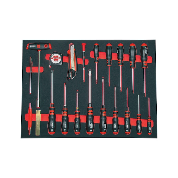 Tornavida seti, yıldız/düz/TX - SCRDRIV-SET