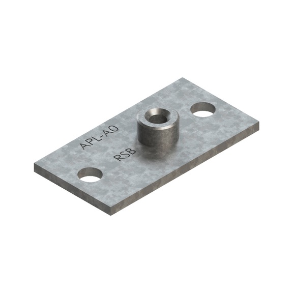 Schweißplatte DIN3015-1, lange Ausführung (L), W.TEC-Serie - SHWSPL-DIN3015/1-L-W1-(DSP)-GR0