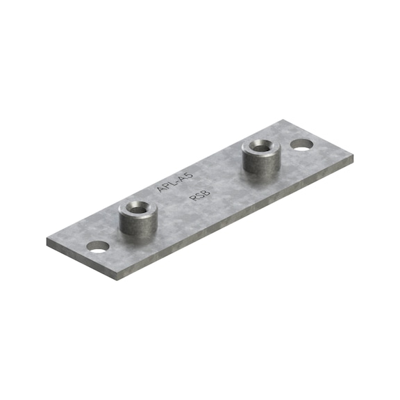 Welding plate DIN3015-1, long version (L), W.TEC series - 1