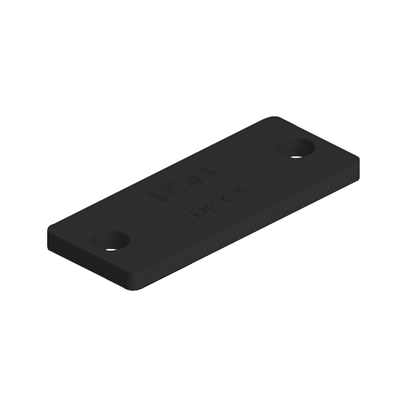 Cover plate DIN 3015-2, single version (DP-A), W.TEC series - 1