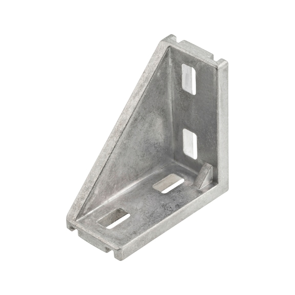 Support en aluminium - ANGL-AL-BLK-SLOT6-38X38X18MM