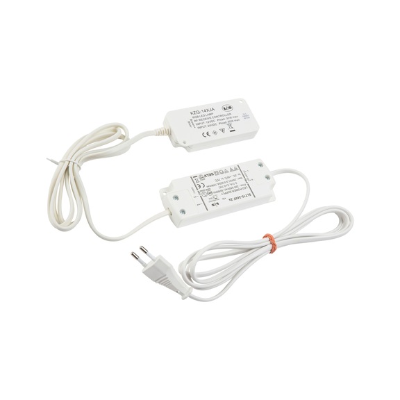 LED transformer with wireless RGB controller - TRAFO-ET-LED-RECEIVER-RGB-15W-24V-DC