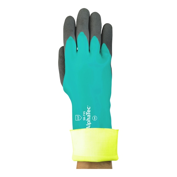 Chemical protective glove Ansell AlphaTec 58-735