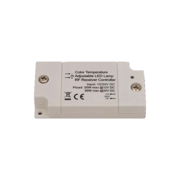 Remote colour and dimmer control for 12 V LED lights with adjustable white colour - SWTCH-EL-COL-DIMMCONT-12V-WO.REMCTRL