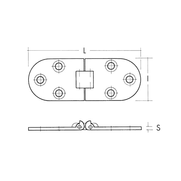 CATENACCIO CON PORTA LUCCHETTO E CONTROPIASTRA ART. 755 mm 310