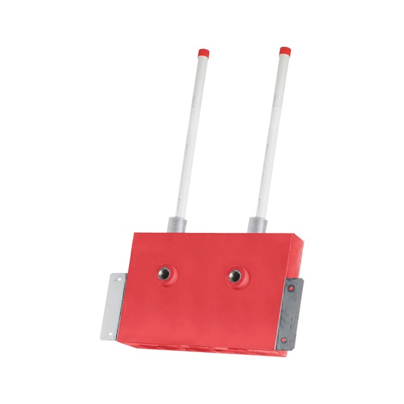 Installation box, bath and shower tub, surface-mounted, dry walling - IB-BATHTUB/SHWR-DC-CWTR/HWTR-DN20-UPR