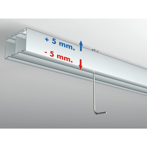 Kit Guida Porta Scorrevole FIP 180 Cm - Portata 80 Kg Con Maniglia Inox - Foto 6