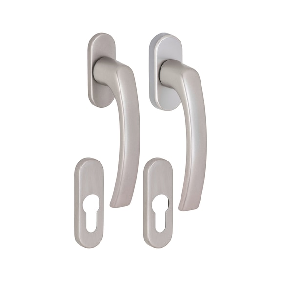 AL 420 balcony door fitting for balcony doors without roller shutter - BALCDH-LEV-AL420-CK-F9-68-10