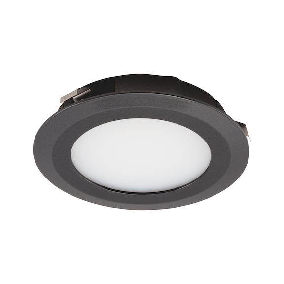 LED-Einbauleuchte EBL-12-13 zum Einlassen - LEUCHT-LED-(EBL-12-13)-NW-DGRAU